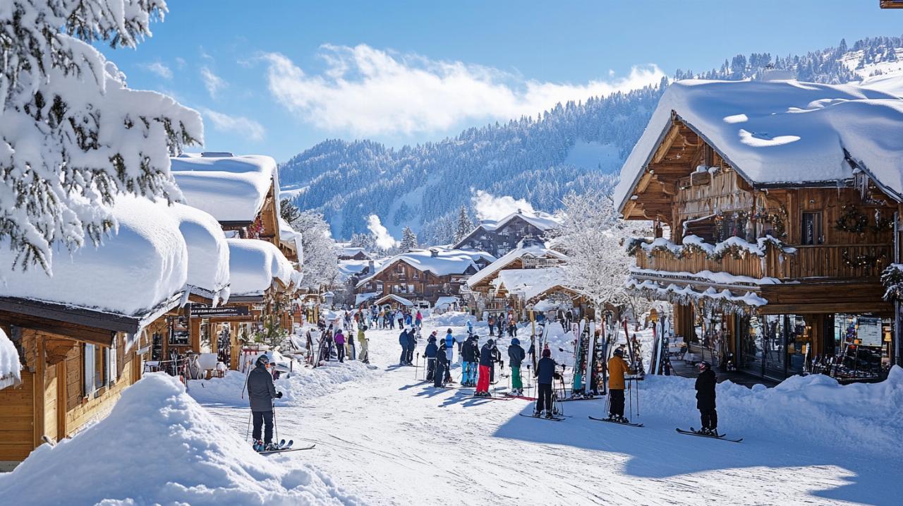 Alquiler de esquís: alquila esquís en Megève con Sport 2000 y adapta tu equipo al clima de montaña